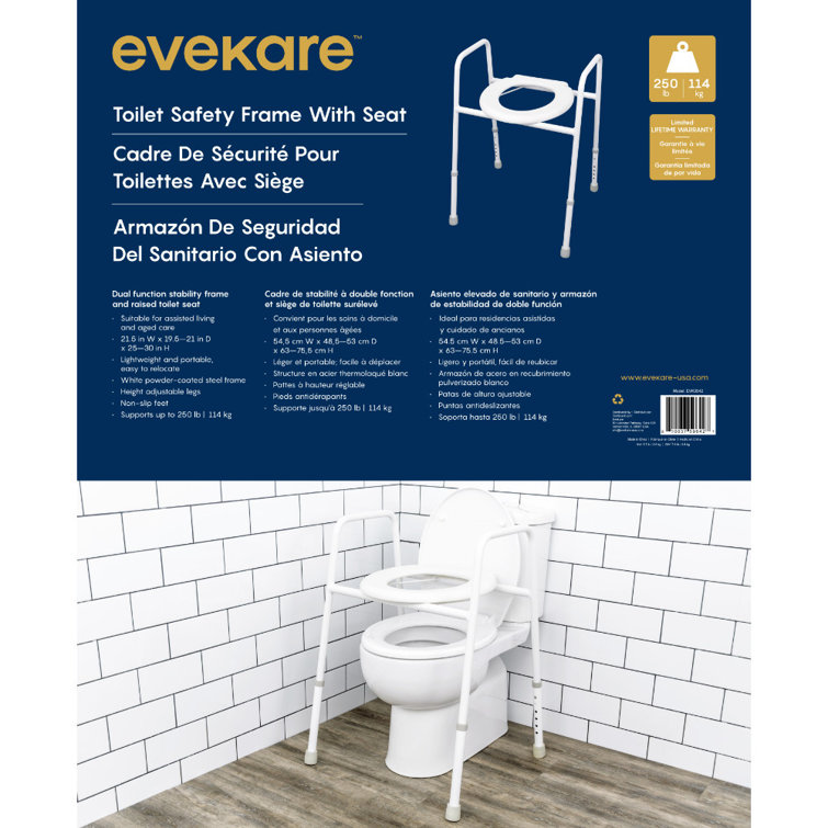 EVEKARE Toilet Safety Frame Wayfair